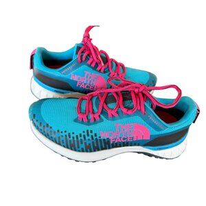 The North Face Women’s Running Shoes Blue Pink Lightweight Trainers Size 8.5
